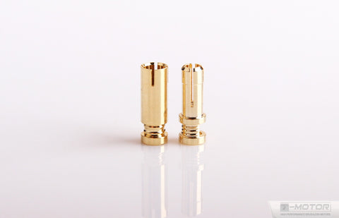 GBC002 - 24K Bullet Connectors 4mm (3pairs/bag)