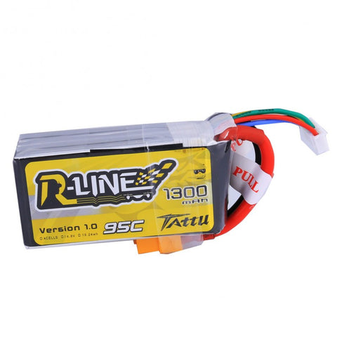 Tattu R-Line 1300mAh 14.8V 95C 4S1P